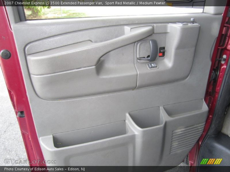 Sport Red Metallic / Medium Pewter 2007 Chevrolet Express LS 3500 Extended Passenger Van