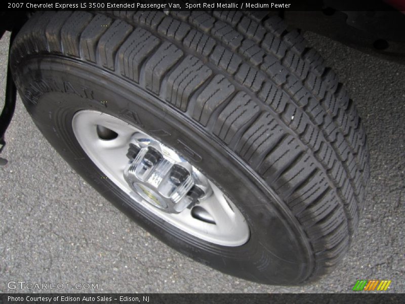 Sport Red Metallic / Medium Pewter 2007 Chevrolet Express LS 3500 Extended Passenger Van
