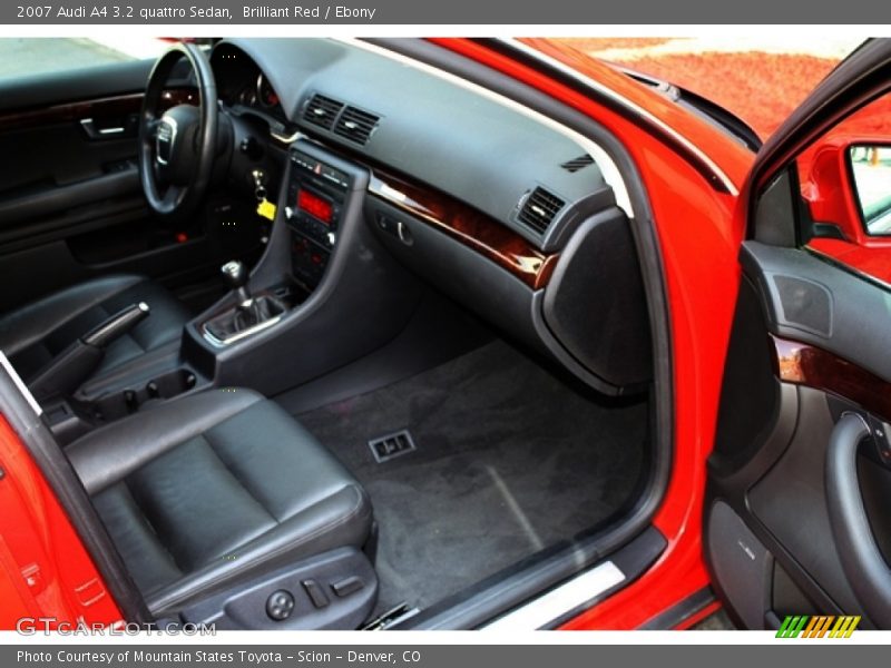 Brilliant Red / Ebony 2007 Audi A4 3.2 quattro Sedan
