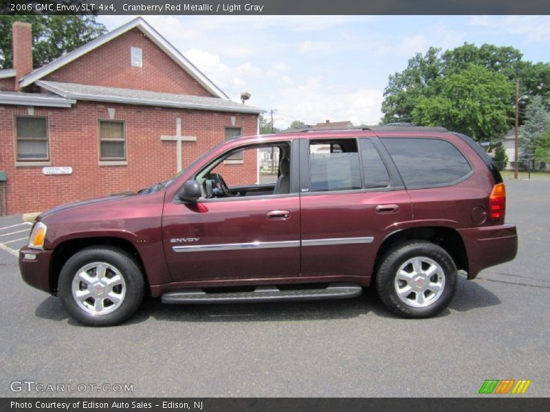 Cranberry Red Metallic / Light Gray 2006 GMC Envoy SLT 4x4