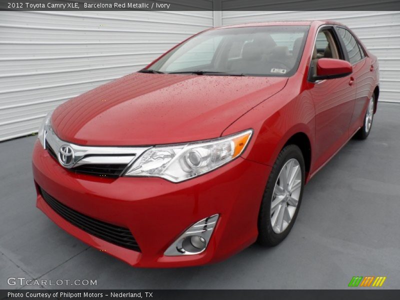 Barcelona Red Metallic / Ivory 2012 Toyota Camry XLE