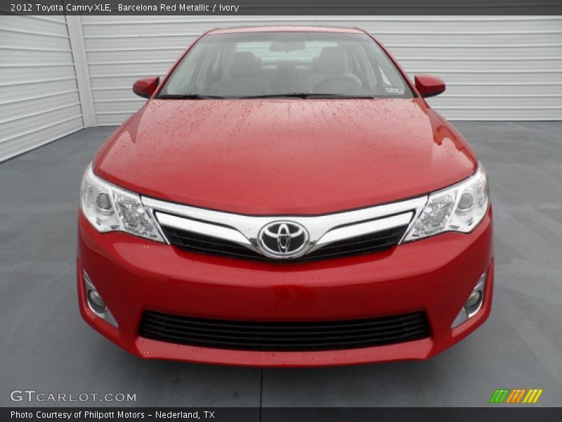 Barcelona Red Metallic / Ivory 2012 Toyota Camry XLE