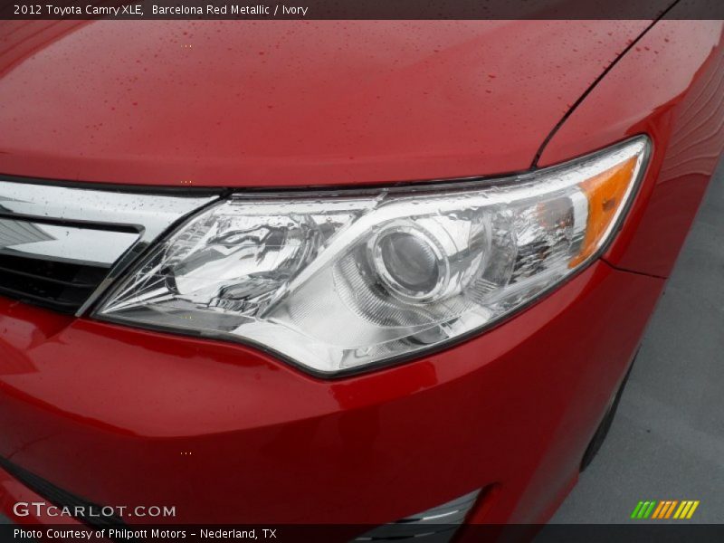 Barcelona Red Metallic / Ivory 2012 Toyota Camry XLE