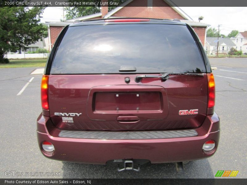 Cranberry Red Metallic / Light Gray 2006 GMC Envoy SLT 4x4