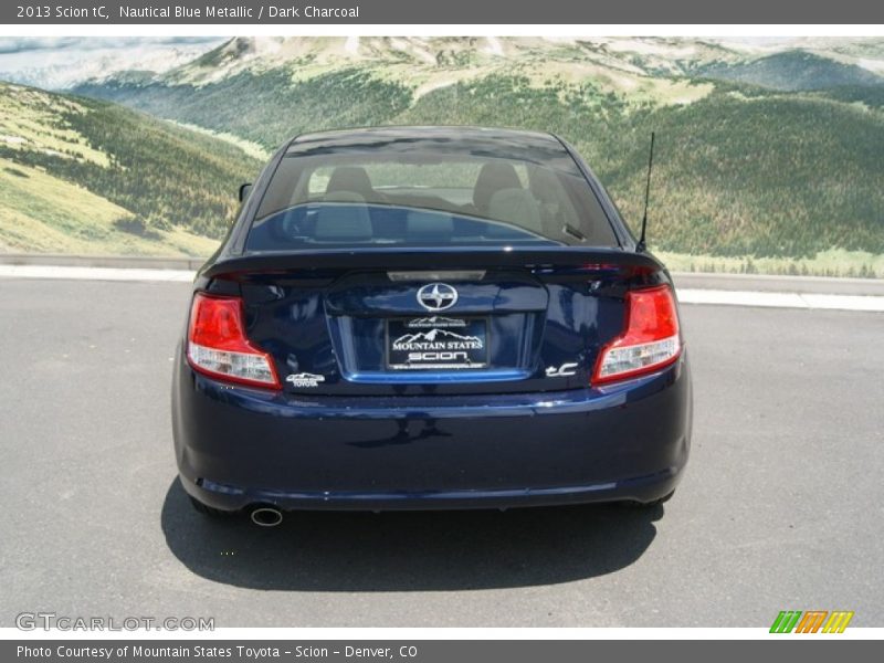 Nautical Blue Metallic / Dark Charcoal 2013 Scion tC