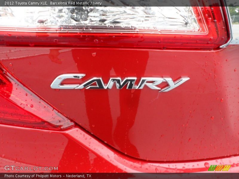 Barcelona Red Metallic / Ivory 2012 Toyota Camry XLE