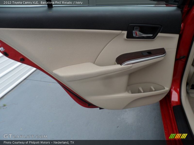 Barcelona Red Metallic / Ivory 2012 Toyota Camry XLE
