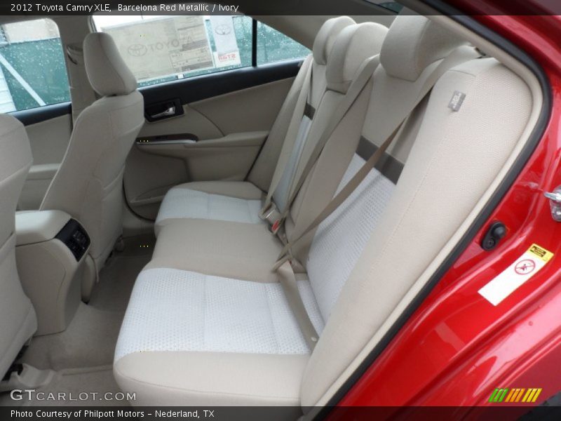 Barcelona Red Metallic / Ivory 2012 Toyota Camry XLE