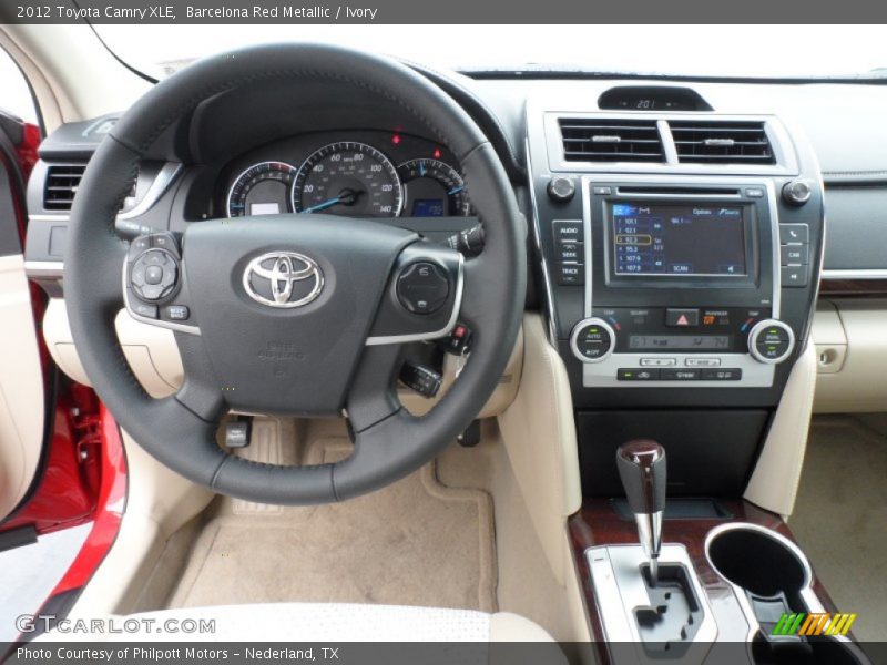 Barcelona Red Metallic / Ivory 2012 Toyota Camry XLE