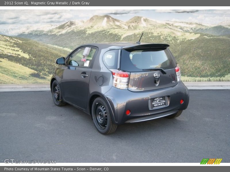 Magnetic Gray Metallic / Dark Gray 2012 Scion iQ