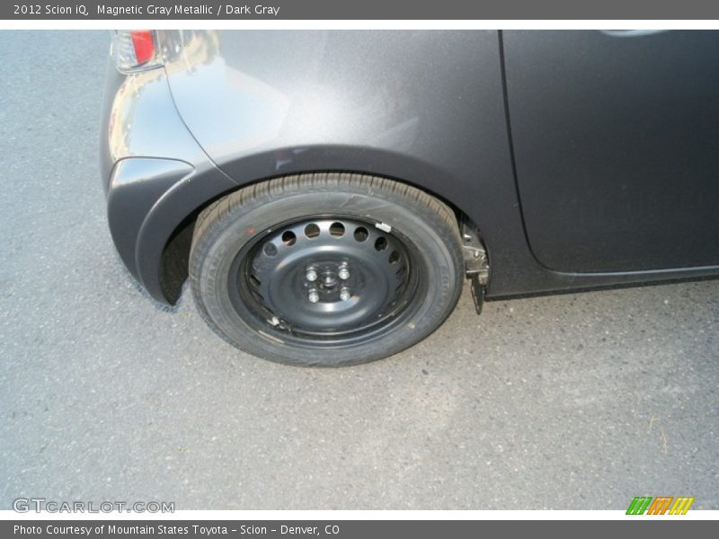 Magnetic Gray Metallic / Dark Gray 2012 Scion iQ