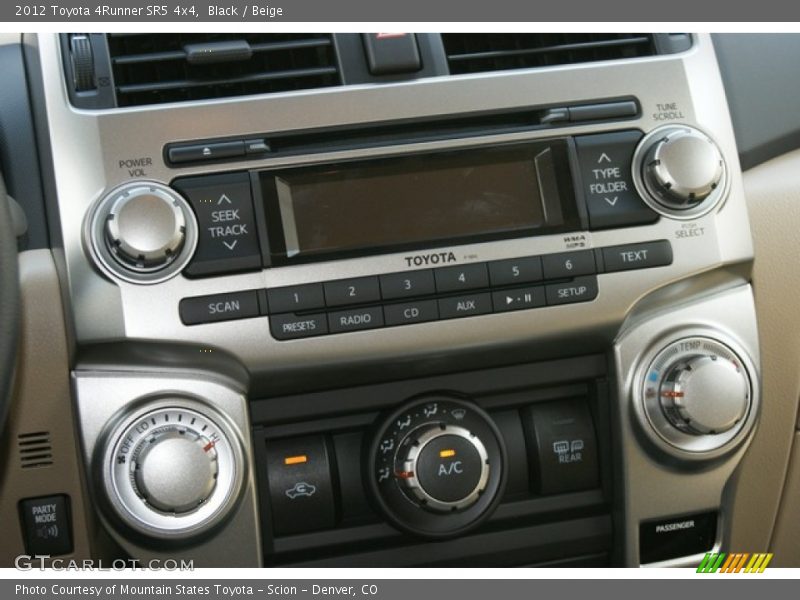 Black / Beige 2012 Toyota 4Runner SR5 4x4