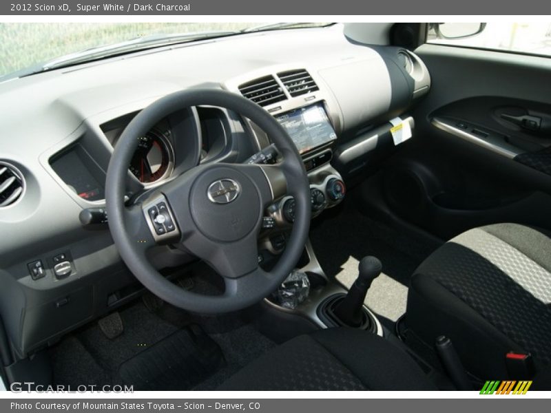 Super White / Dark Charcoal 2012 Scion xD
