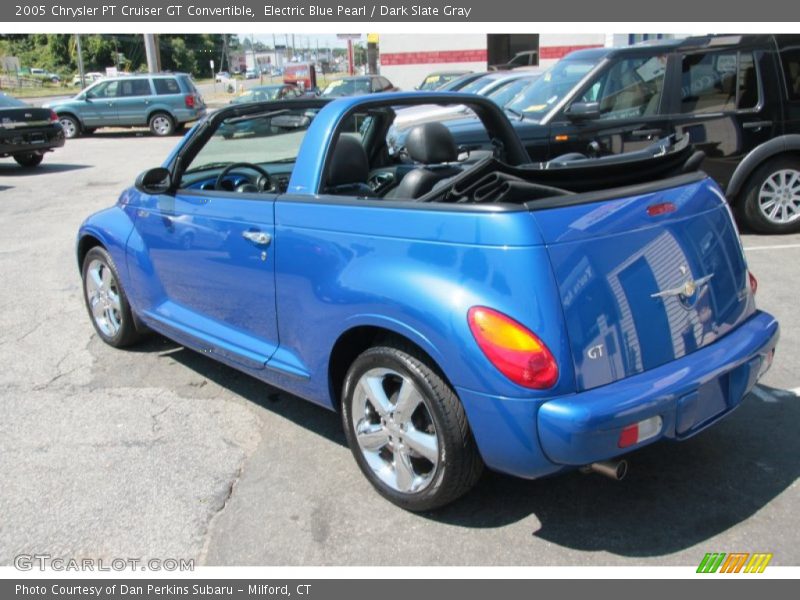 Electric Blue Pearl / Dark Slate Gray 2005 Chrysler PT Cruiser GT Convertible
