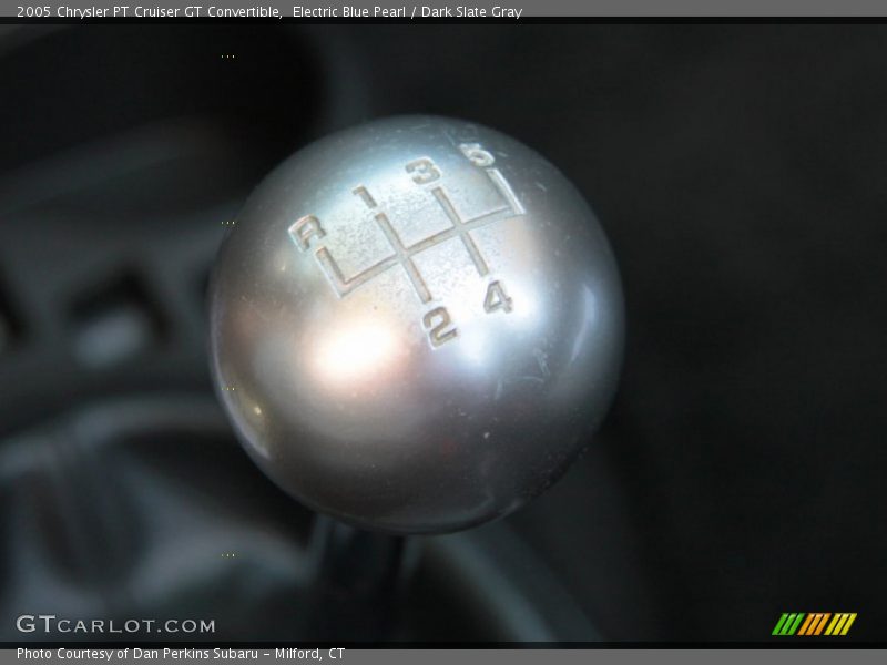 Electric Blue Pearl / Dark Slate Gray 2005 Chrysler PT Cruiser GT Convertible