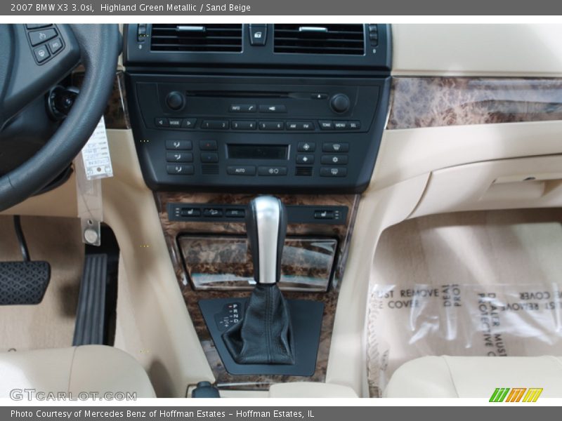 Highland Green Metallic / Sand Beige 2007 BMW X3 3.0si