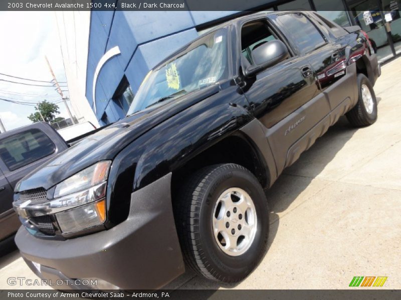 Black / Dark Charcoal 2003 Chevrolet Avalanche 1500 4x4