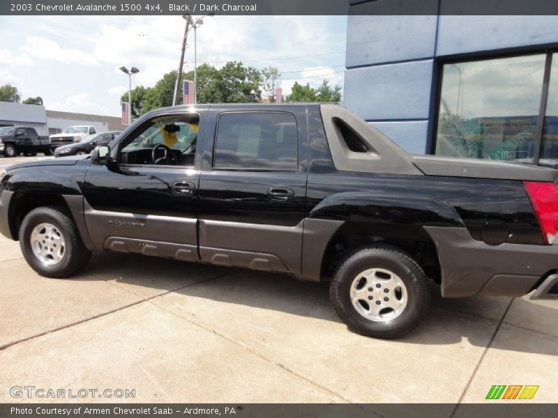Black / Dark Charcoal 2003 Chevrolet Avalanche 1500 4x4