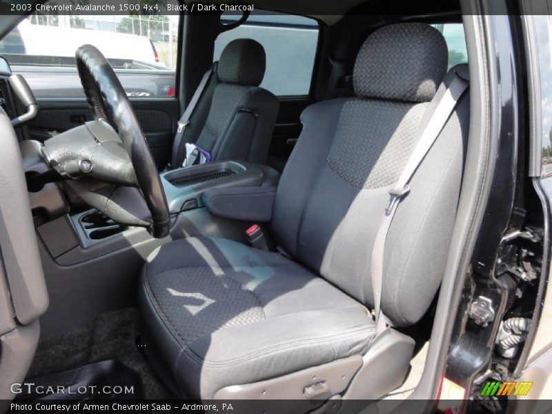 Black / Dark Charcoal 2003 Chevrolet Avalanche 1500 4x4