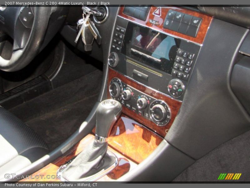 Black / Black 2007 Mercedes-Benz C 280 4Matic Luxury
