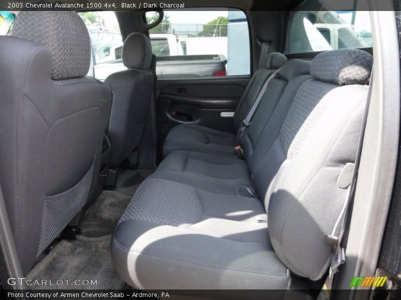 Black / Dark Charcoal 2003 Chevrolet Avalanche 1500 4x4