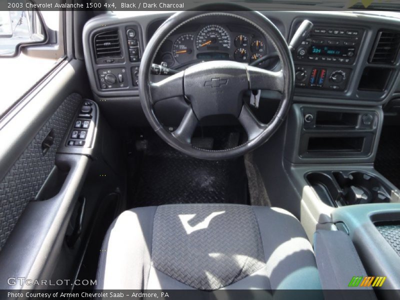 Black / Dark Charcoal 2003 Chevrolet Avalanche 1500 4x4