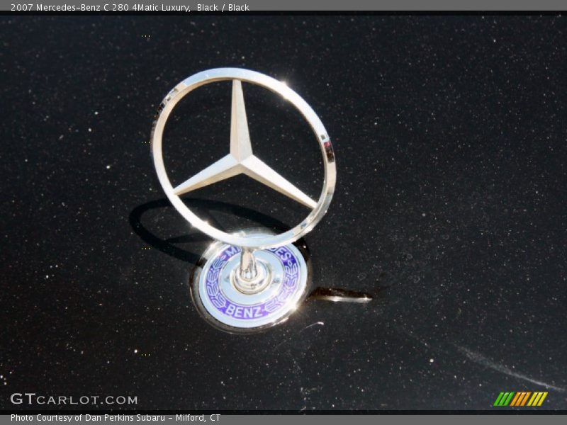 Black / Black 2007 Mercedes-Benz C 280 4Matic Luxury