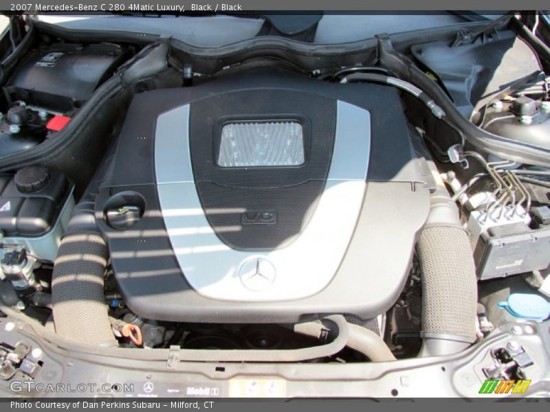 Black / Black 2007 Mercedes-Benz C 280 4Matic Luxury