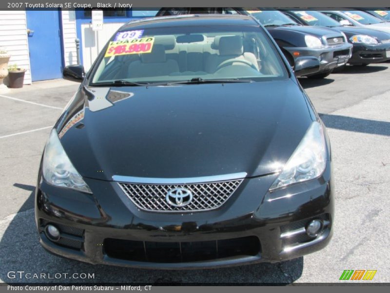 Black / Ivory 2007 Toyota Solara SE Coupe