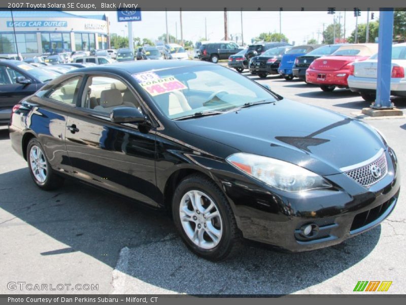 Black / Ivory 2007 Toyota Solara SE Coupe