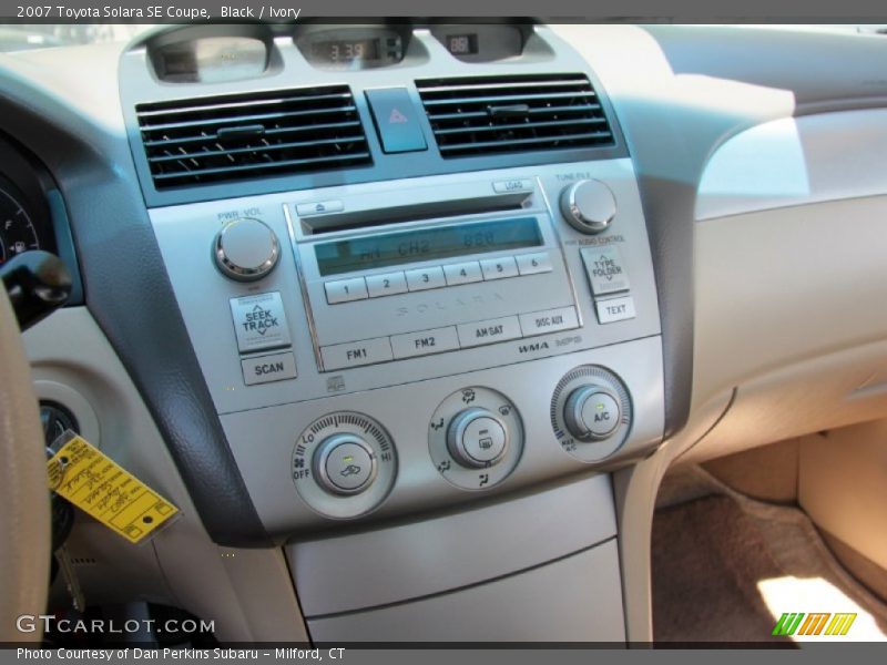 Black / Ivory 2007 Toyota Solara SE Coupe