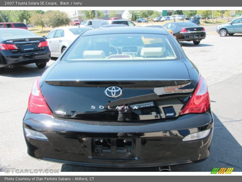 Black / Ivory 2007 Toyota Solara SE Coupe