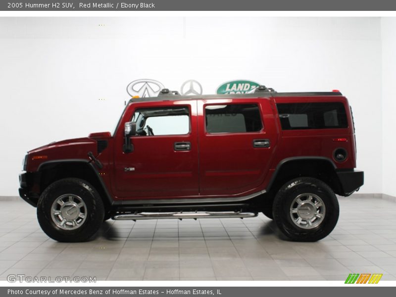 Red Metallic / Ebony Black 2005 Hummer H2 SUV