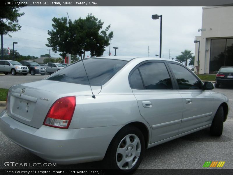 Silver Pewter / Gray 2003 Hyundai Elantra GLS Sedan