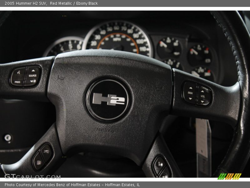 Red Metallic / Ebony Black 2005 Hummer H2 SUV