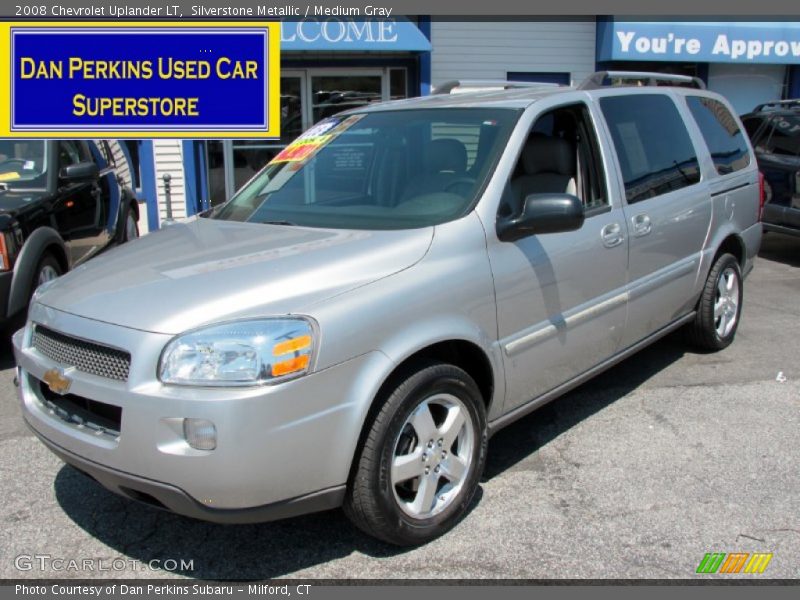 Silverstone Metallic / Medium Gray 2008 Chevrolet Uplander LT