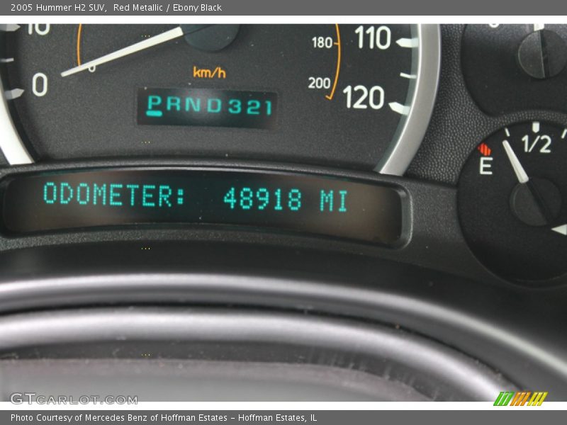Red Metallic / Ebony Black 2005 Hummer H2 SUV