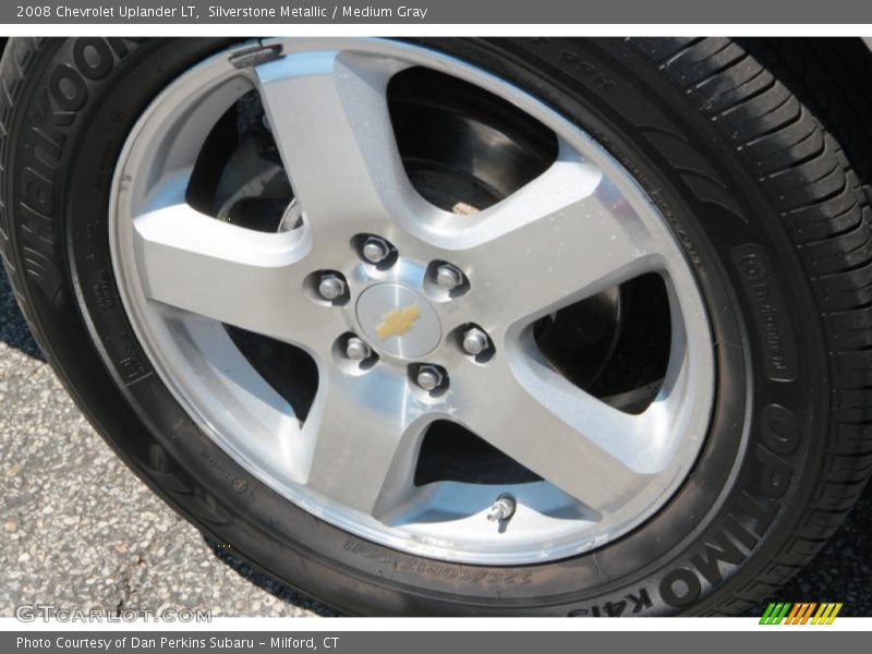 Silverstone Metallic / Medium Gray 2008 Chevrolet Uplander LT