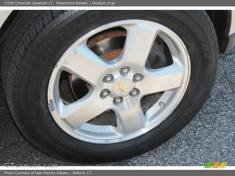Silverstone Metallic / Medium Gray 2008 Chevrolet Uplander LT