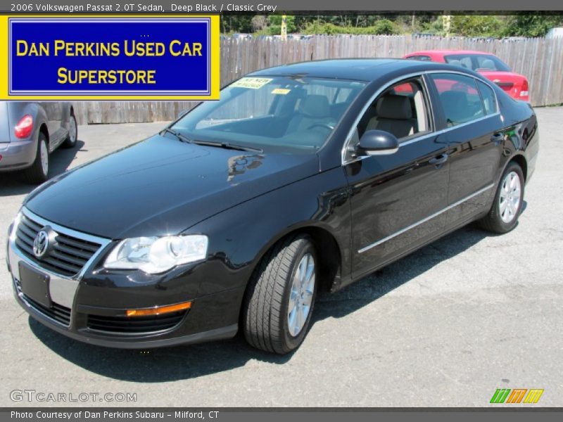 Deep Black / Classic Grey 2006 Volkswagen Passat 2.0T Sedan