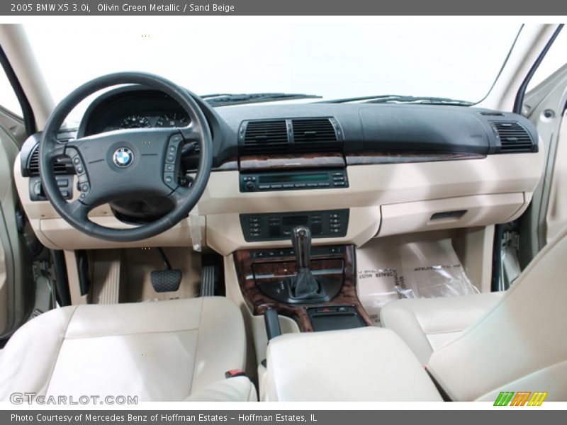 Olivin Green Metallic / Sand Beige 2005 BMW X5 3.0i