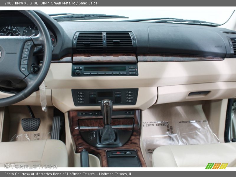 Olivin Green Metallic / Sand Beige 2005 BMW X5 3.0i