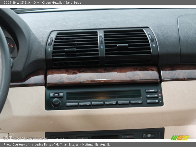Olivin Green Metallic / Sand Beige 2005 BMW X5 3.0i