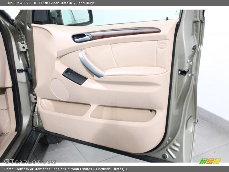 Olivin Green Metallic / Sand Beige 2005 BMW X5 3.0i