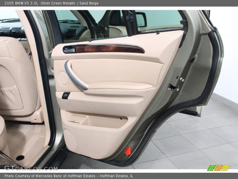 Olivin Green Metallic / Sand Beige 2005 BMW X5 3.0i