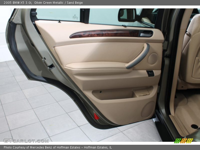 Olivin Green Metallic / Sand Beige 2005 BMW X5 3.0i