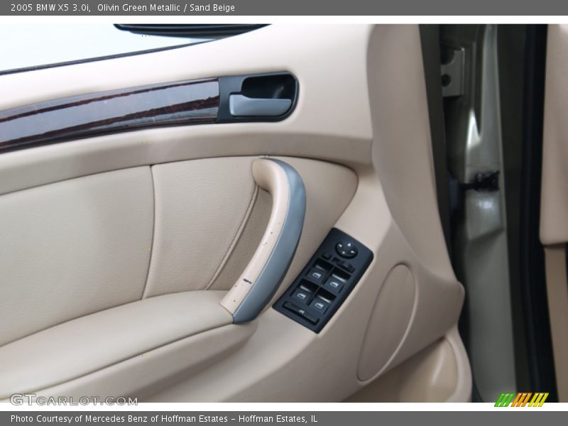 Olivin Green Metallic / Sand Beige 2005 BMW X5 3.0i