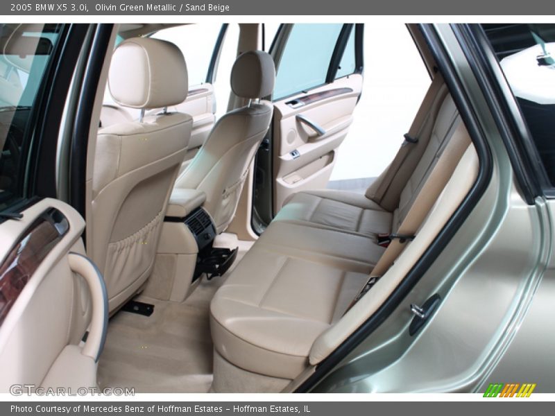 Olivin Green Metallic / Sand Beige 2005 BMW X5 3.0i