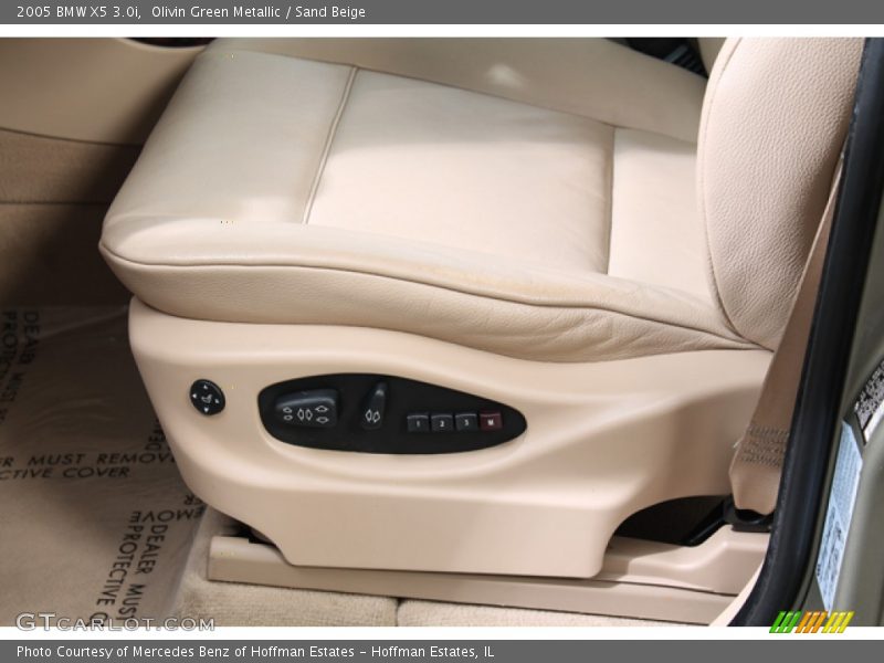 Olivin Green Metallic / Sand Beige 2005 BMW X5 3.0i