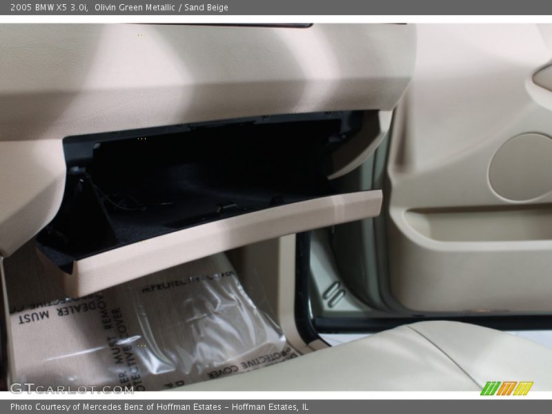Olivin Green Metallic / Sand Beige 2005 BMW X5 3.0i